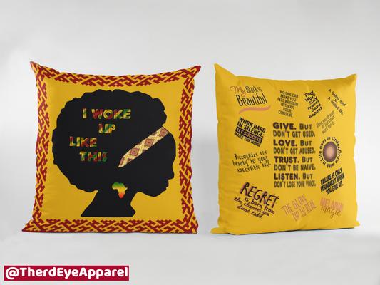 I Woke Up Like This Pillow