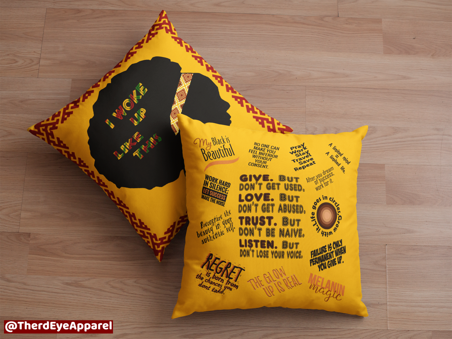 I Woke Up Like This Pillow
